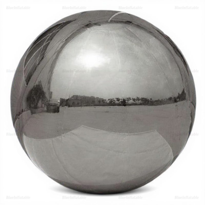 Giant Silver Inflatable Mirror Ball Decoration