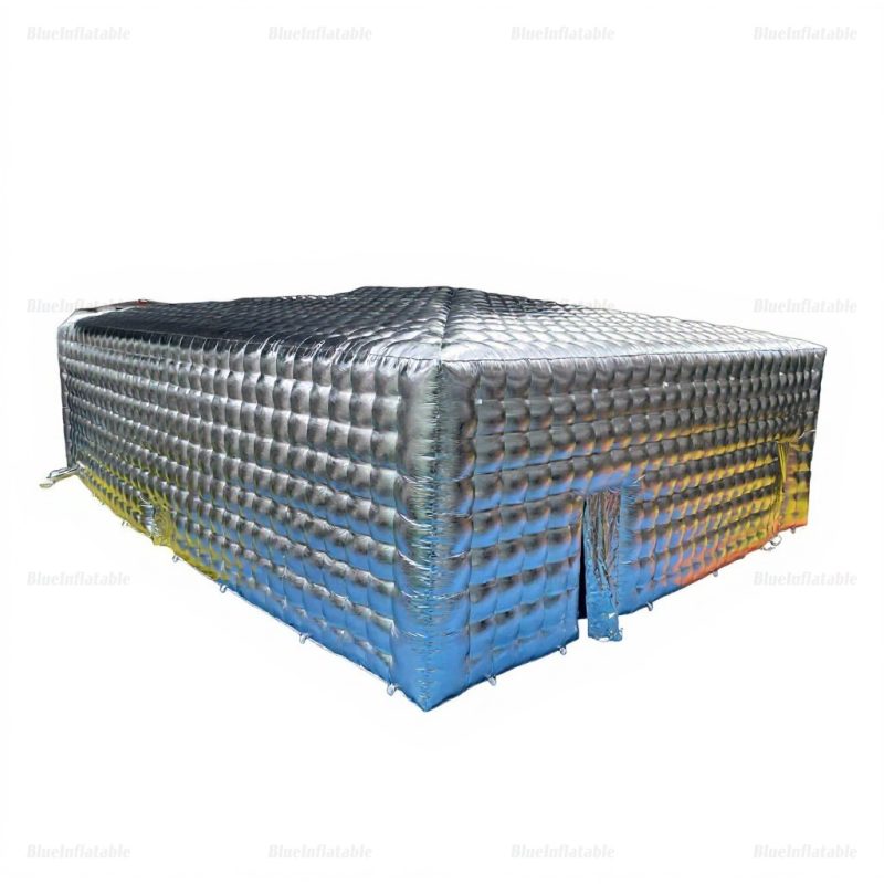 Silver Inflatable Nightclub Party Tent for Camping & Events