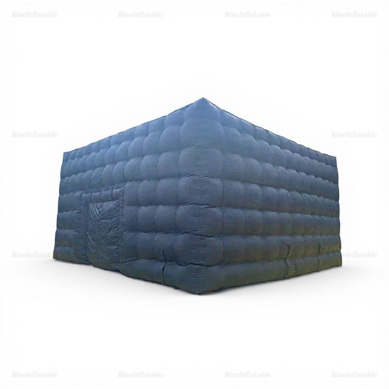 Giant Black Inflatable Cube Disco Party Tent