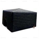 Large Black Inflatable Cube Party Tent & Disco Booth
