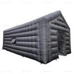 Large Black Inflatable Nightclub Event Tent Pavilion