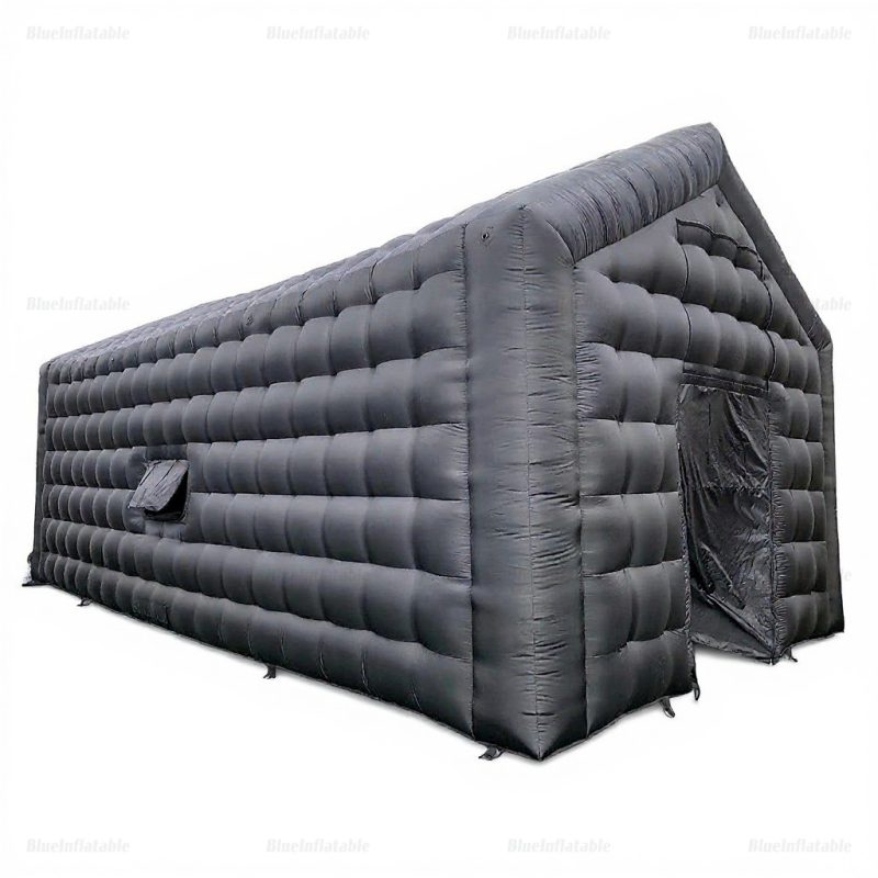 Large Black Inflatable Nightclub Event Tent Pavilion