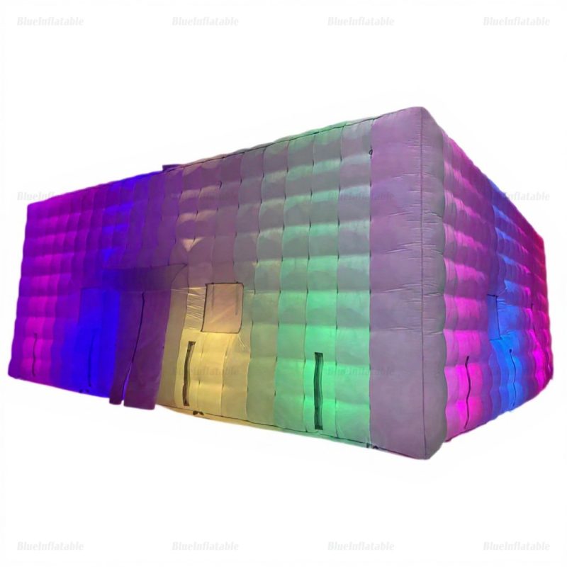 LED Inflatable Cube Tent for Parties and Events