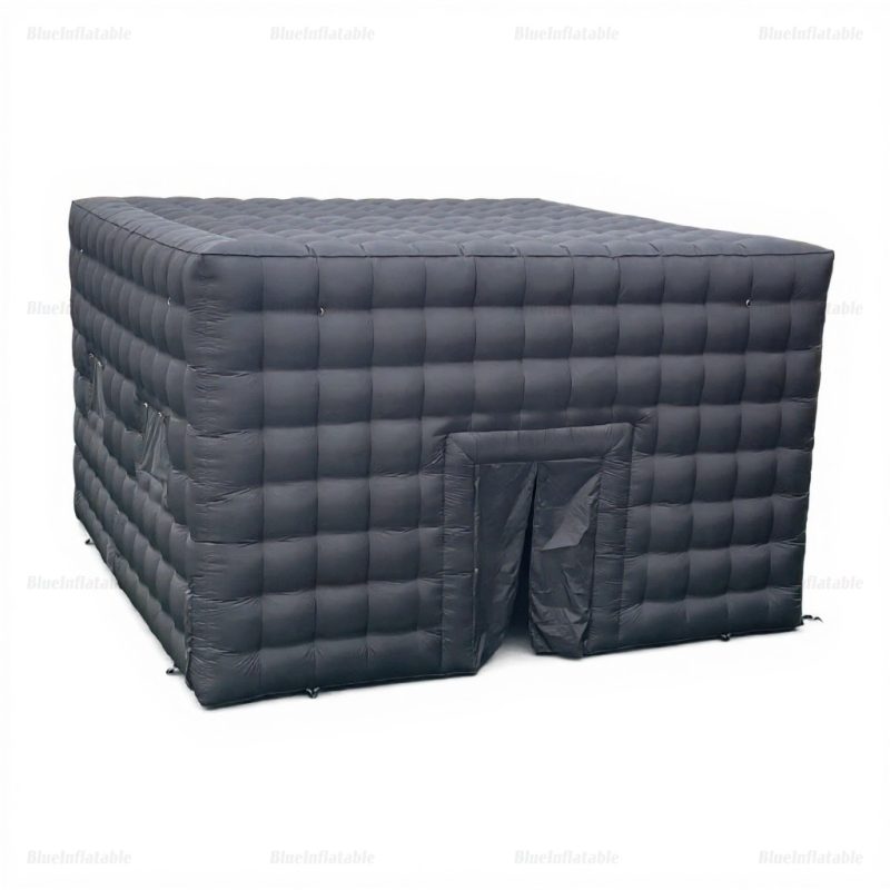 Large Black Inflatable Nightclub Tent for Outdoor Events