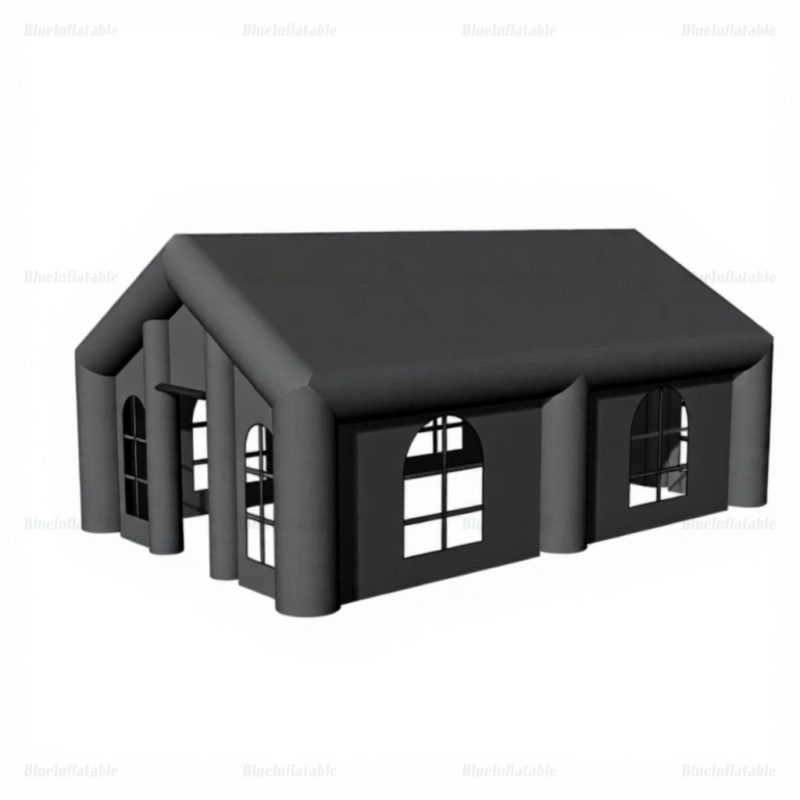 Black Inflatable Outdoor Party and Dining Tent