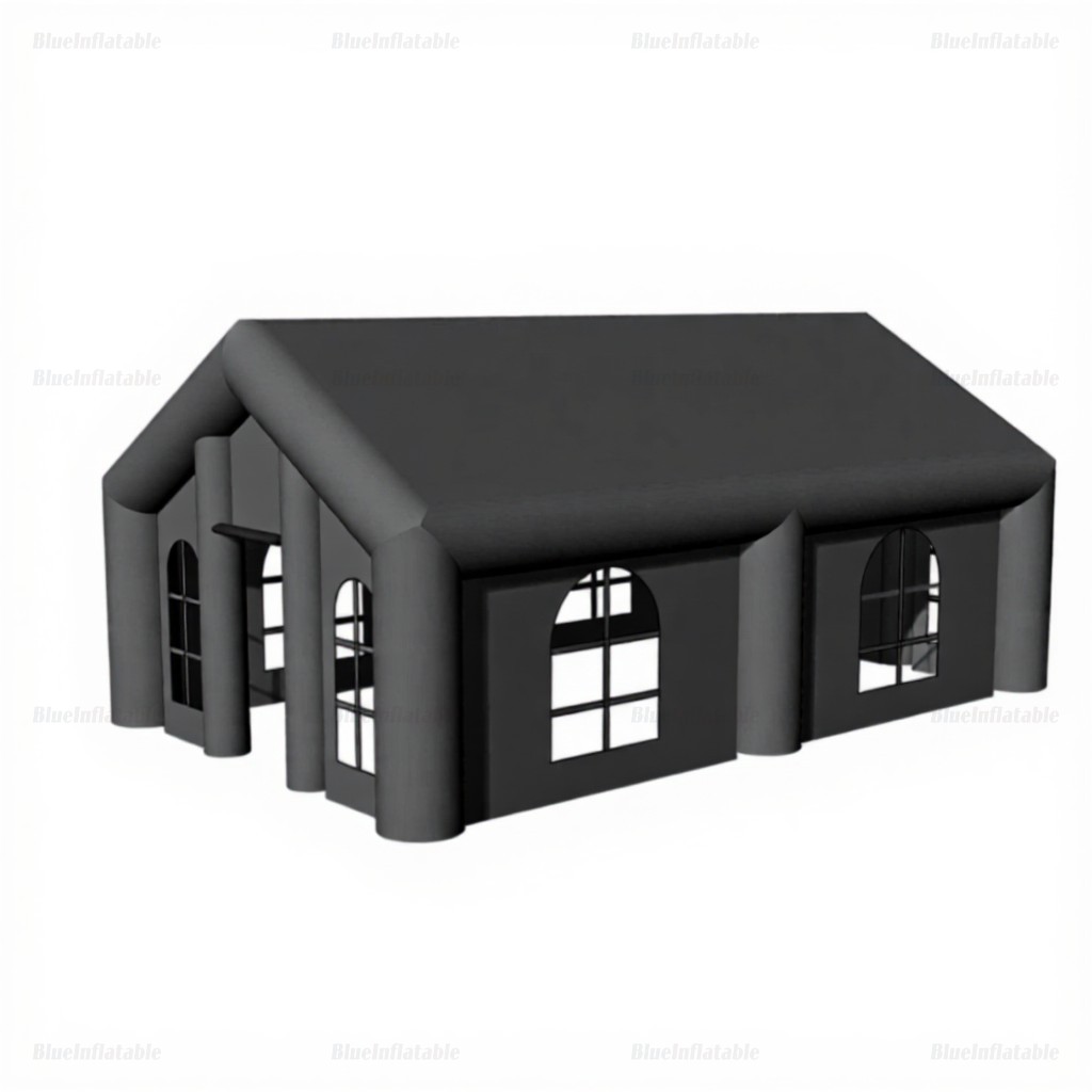 Black Inflatable Outdoor Party and Dining Tent