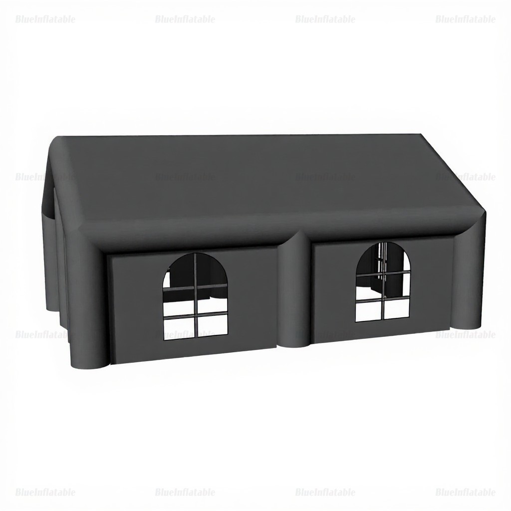 Black Inflatable Outdoor Party and Dining Tent - Image 3