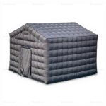 Inflatable Black Party Cube Tent for Outdoor Events