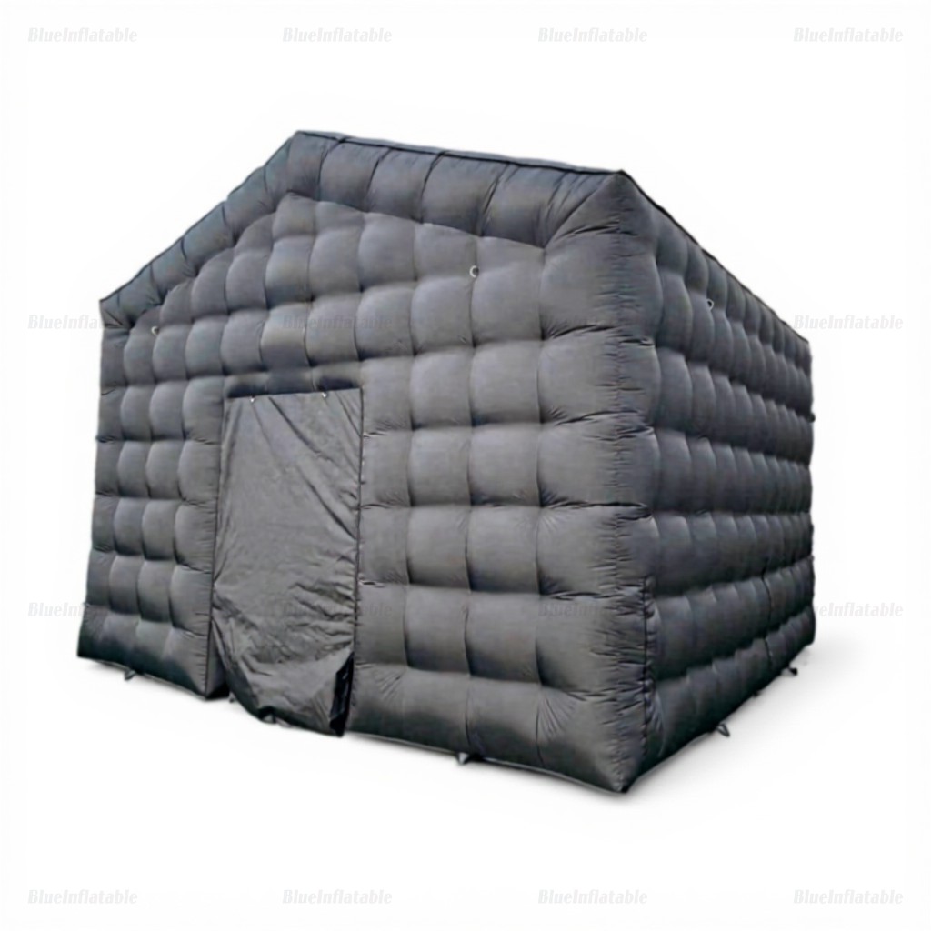 Inflatable Black Party Cube Tent for Outdoor Events - Image 2