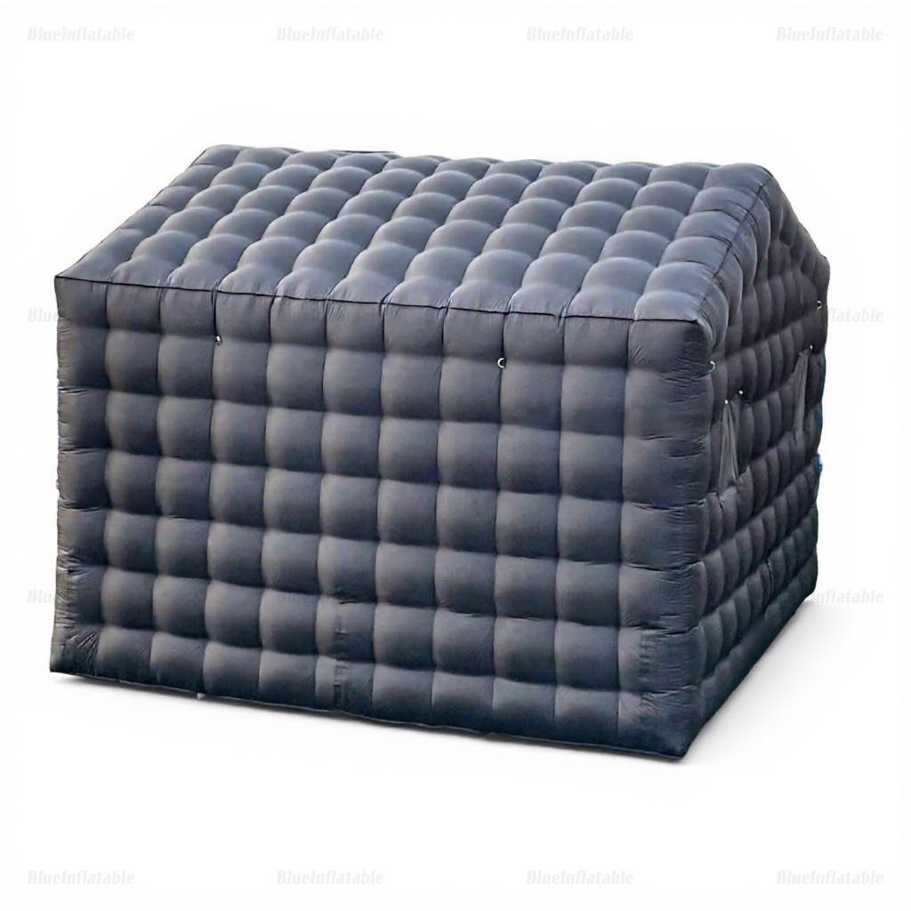 Inflatable Black Party Cube Tent for Outdoor Events - Image 4