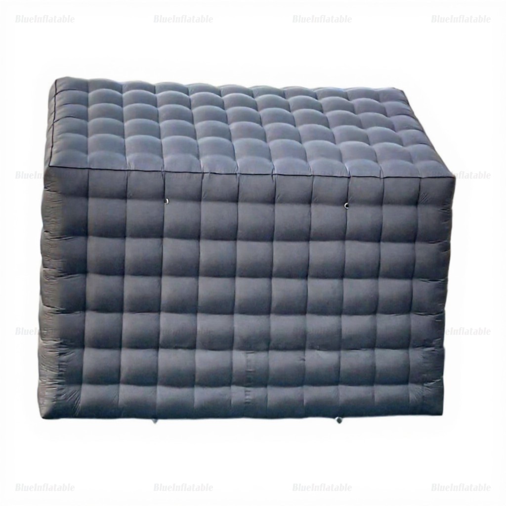 Inflatable Black Party Cube Tent for Outdoor Events - Image 5