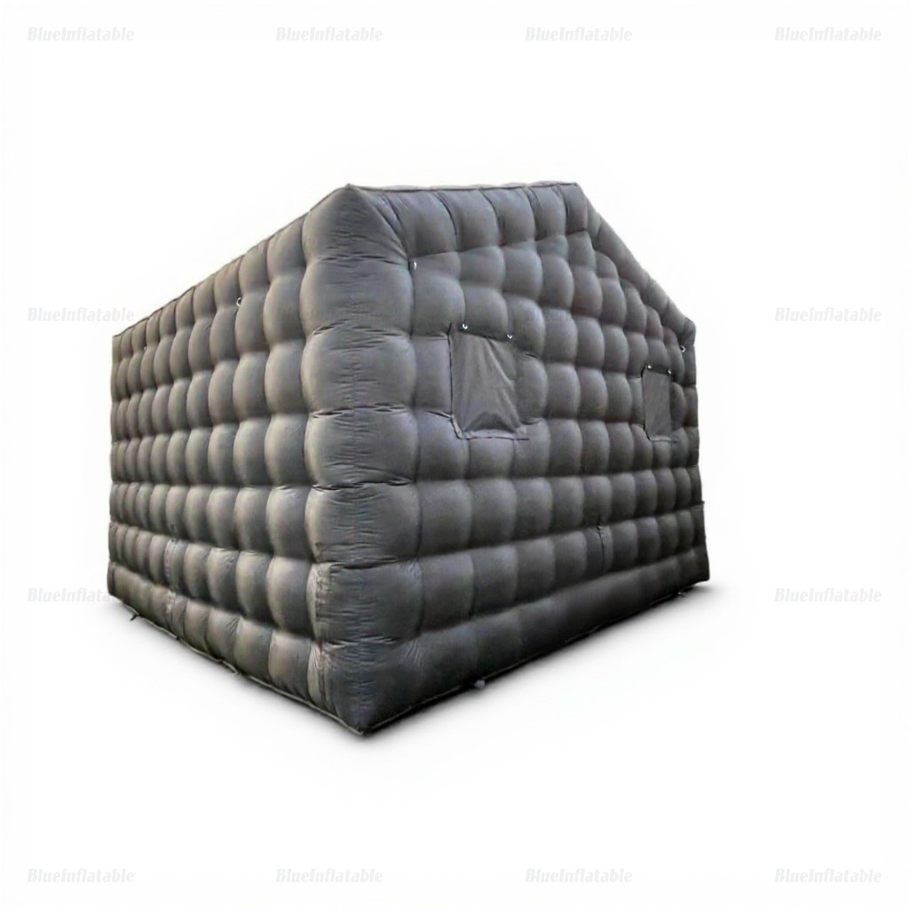 Inflatable Black Party Cube Tent for Outdoor Events - Image 7