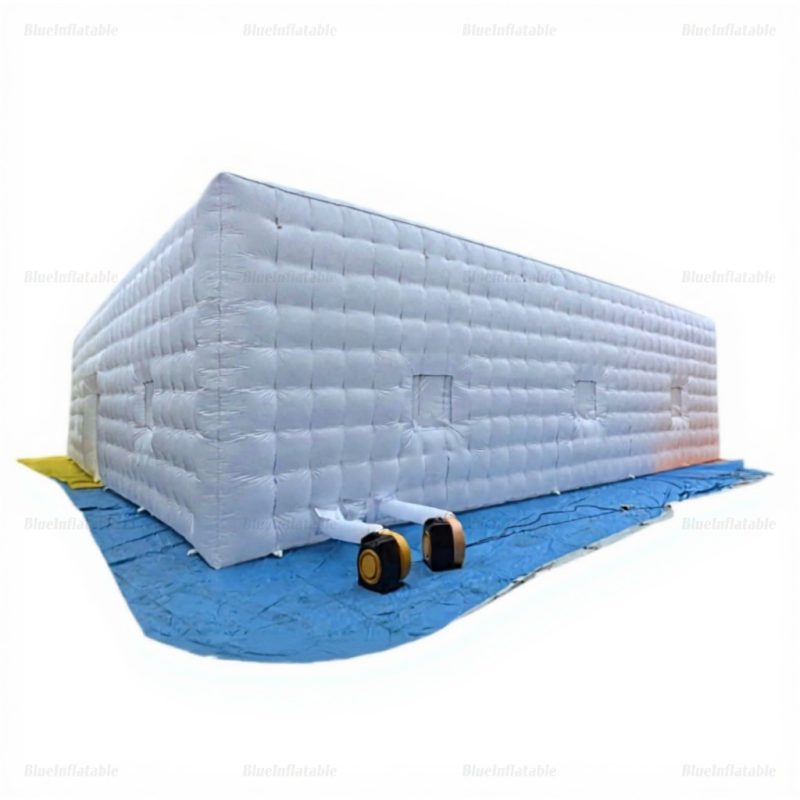 Large White Inflatable Cube Party Tent Rental