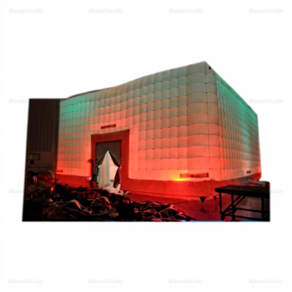 White Inflatable Outdoor Nightclub Tent - Image 2