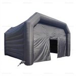 Black Inflatable VIP Party Cube Tent