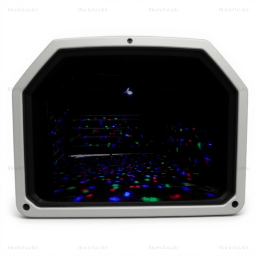 Black Inflatable VIP Party Cube Tent - Image 2