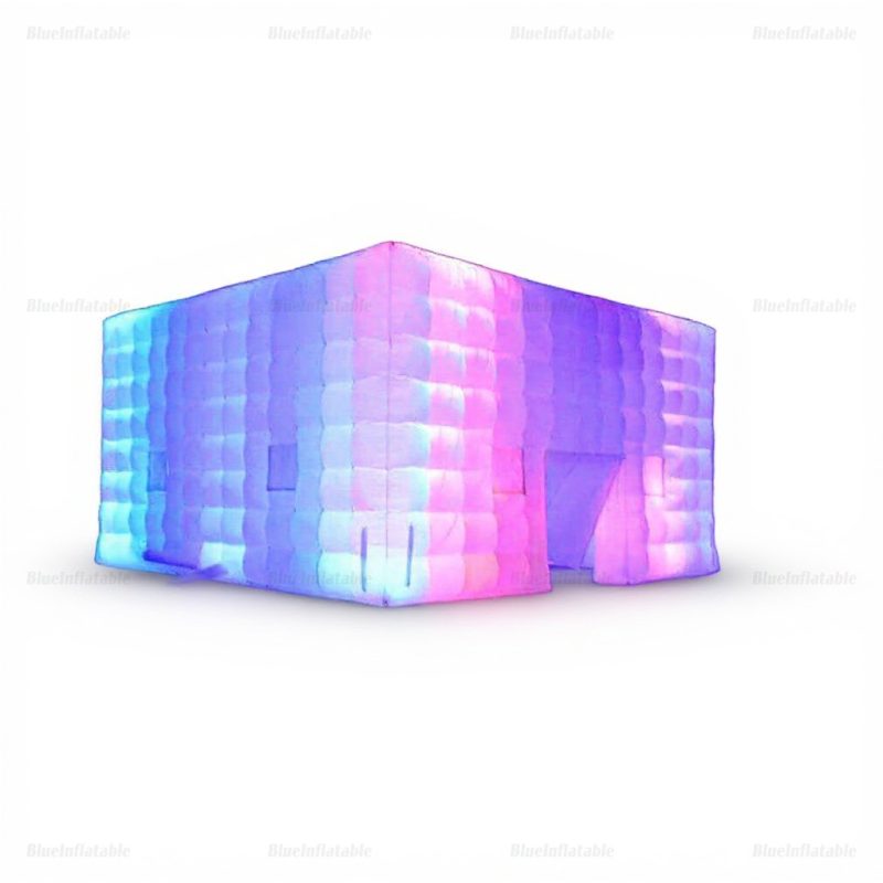 LED Inflatable Cube Tent with Wall Wash Lighting