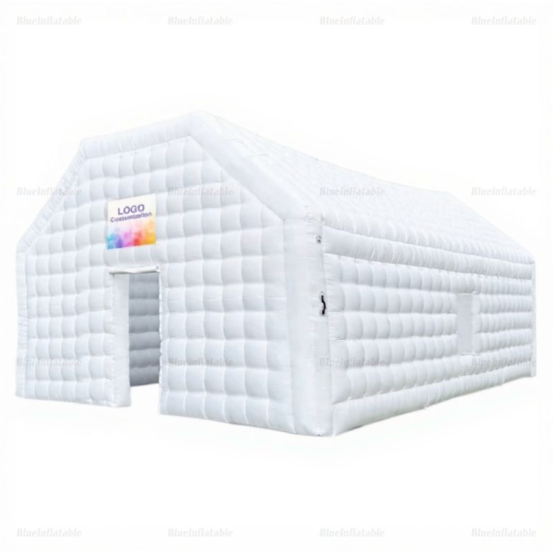 White Inflatable Event Tent with Logo Space