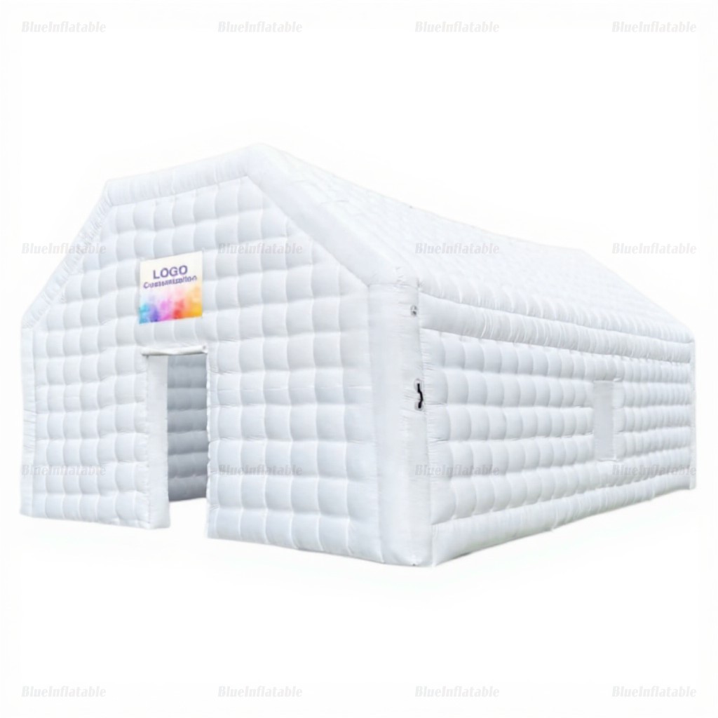 White Inflatable Event Tent with Logo Space