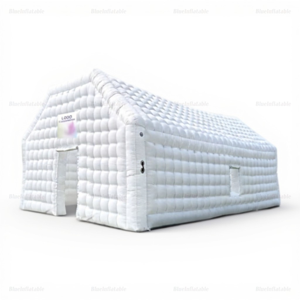 White Inflatable Event Tent with Logo Space - Image 2