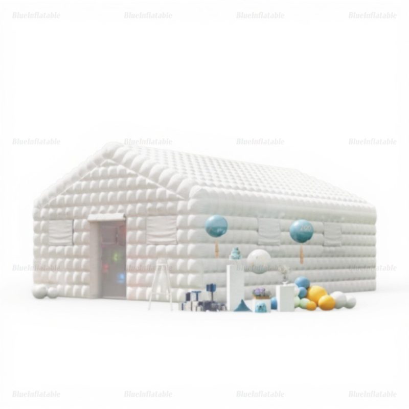 White Inflatable Nightclub Tent for Outdoor Events