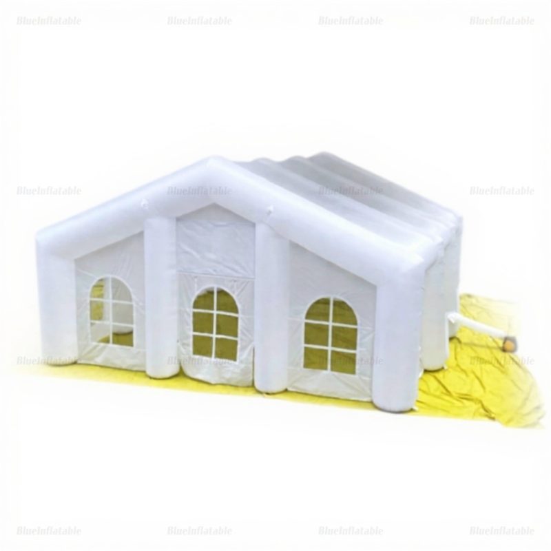 White Inflatable Club House Tent for Outdoor Events & Parties