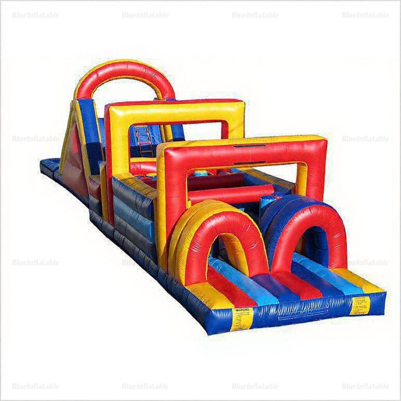 Giant Inflatable Backyard Obstacle Water Slide