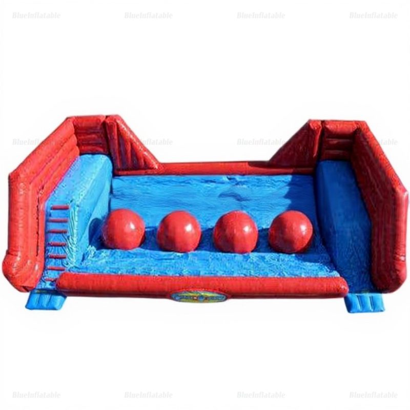 Big Balls Inflatable Wipeout Obstacle Course