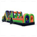 Commercial Inflatable Obstacle Course Water Slide