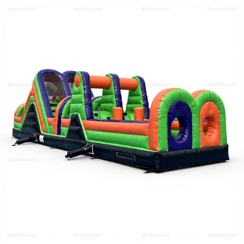 Commercial Inflatable Obstacle Course Water Slide