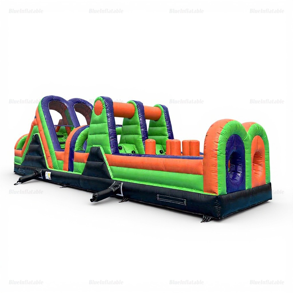 Commercial Inflatable Obstacle Course Water Slide - Image 3