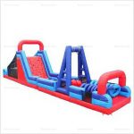 Adult Aerial Obstacle Water Slide & Bounce Course