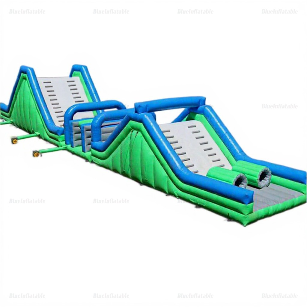 Inflatable Summer Obstacle Course with Climbing Wall