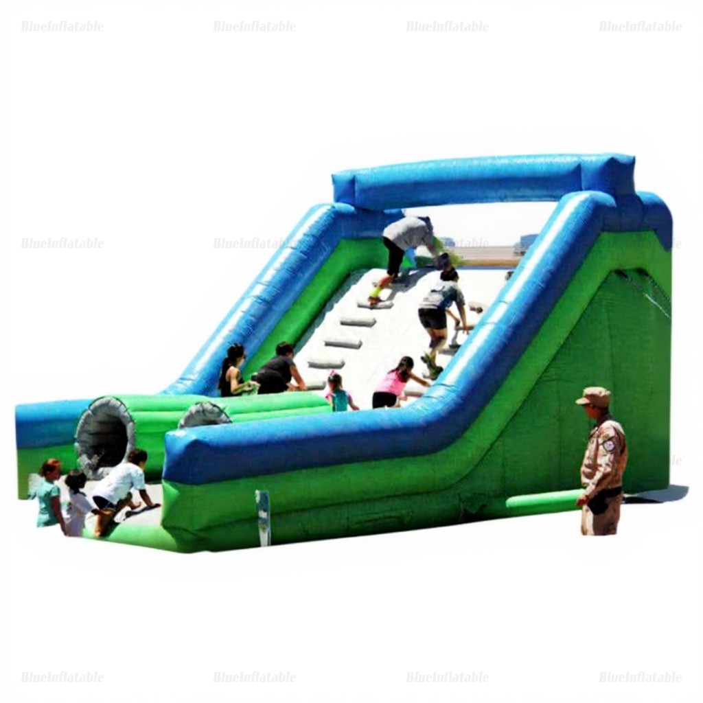 Inflatable Summer Obstacle Course with Climbing Wall - Image 2