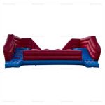 Inflatable Big Red Balls Wipeout Obstacle Course
