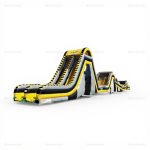 Backyard Inflatable Water Slide & Obstacle Bounce Castle