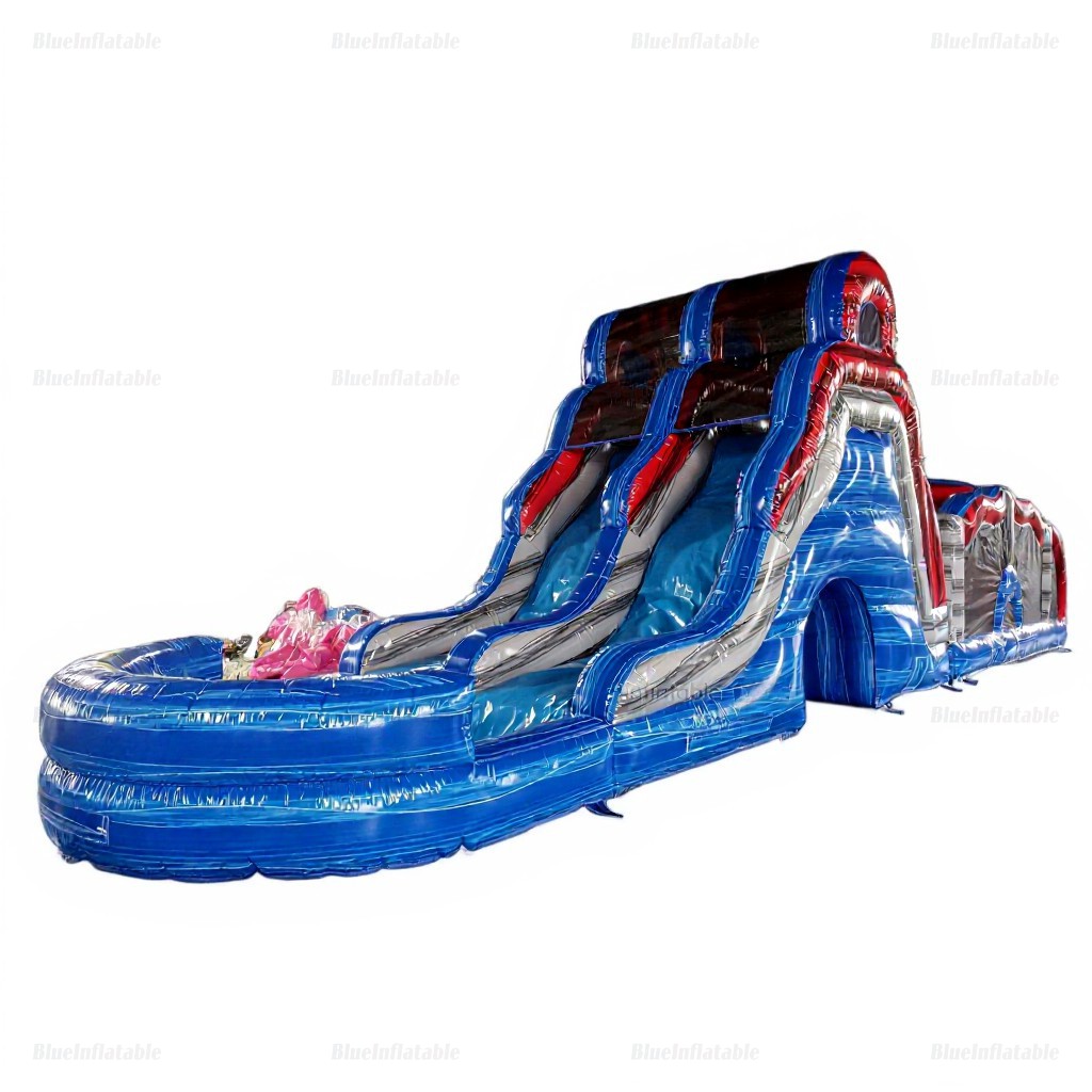 Inflatable Indoor Obstacle Course Water Slide for Adults