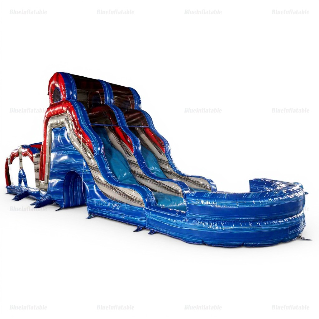 Inflatable Indoor Obstacle Course Water Slide for Adults - Image 3