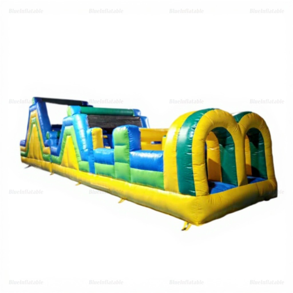Inflatable Backyard Obstacle Course & Slide - Image 2