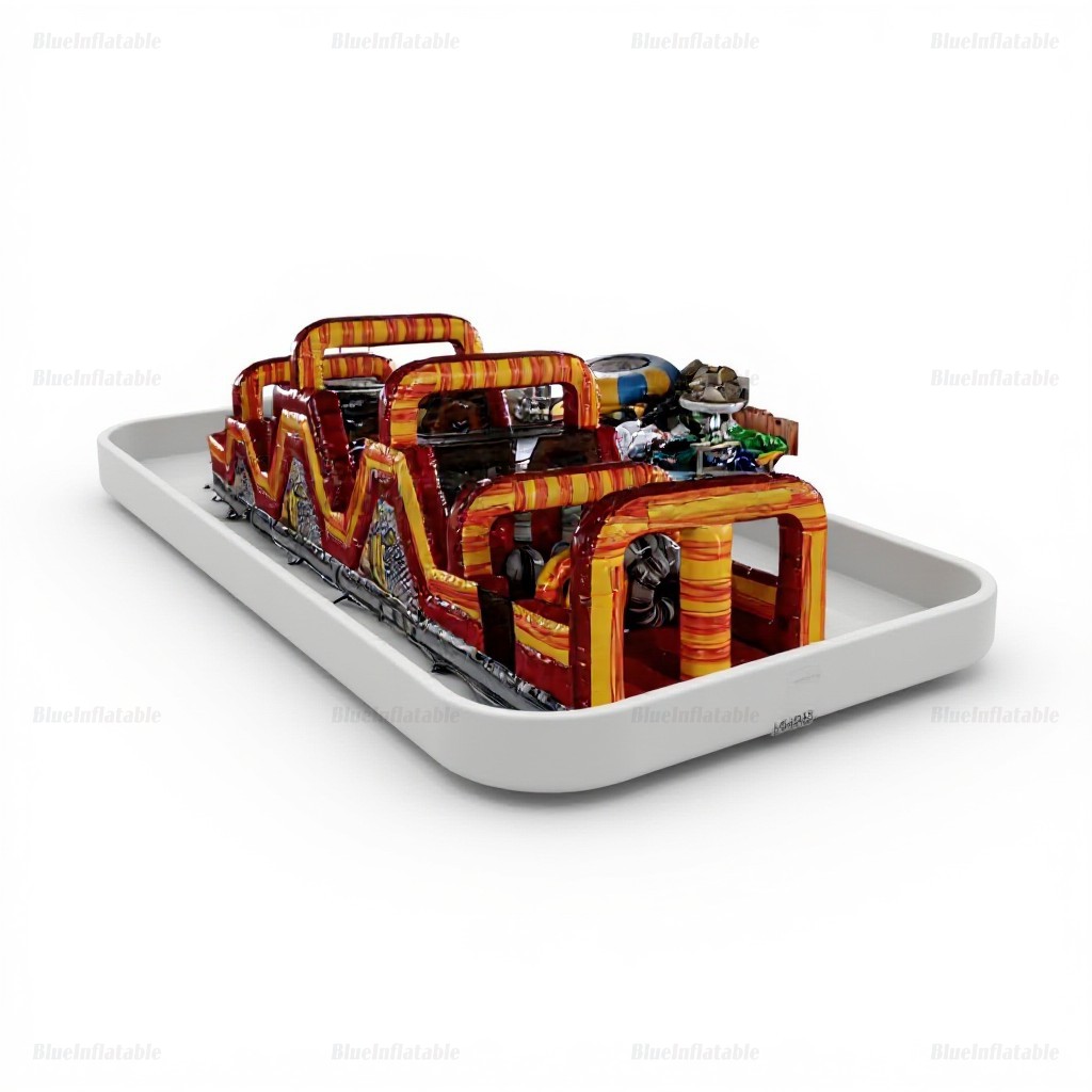 Ninja Warrior Inflatable Obstacle Course & Bounce House - Image 7