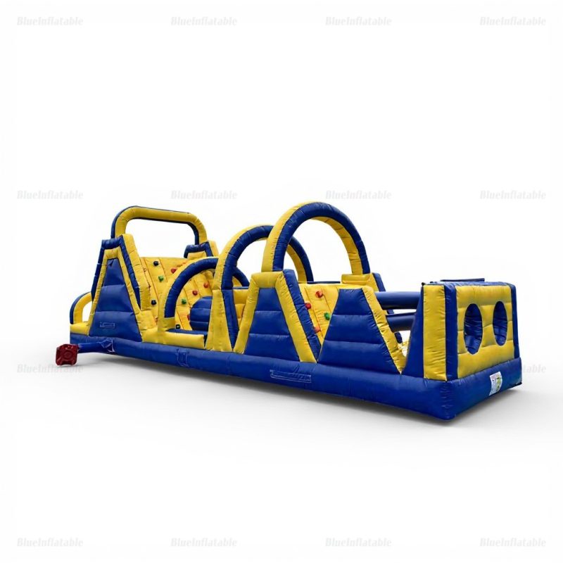 Inflatable Obstacle Course Bounce House with Climbing Game