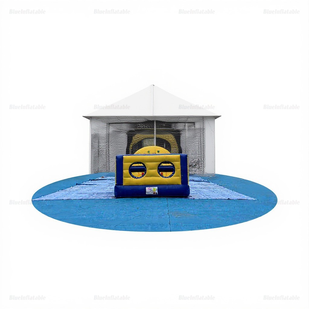 Inflatable Obstacle Course Bounce House with Climbing Game - Image 5