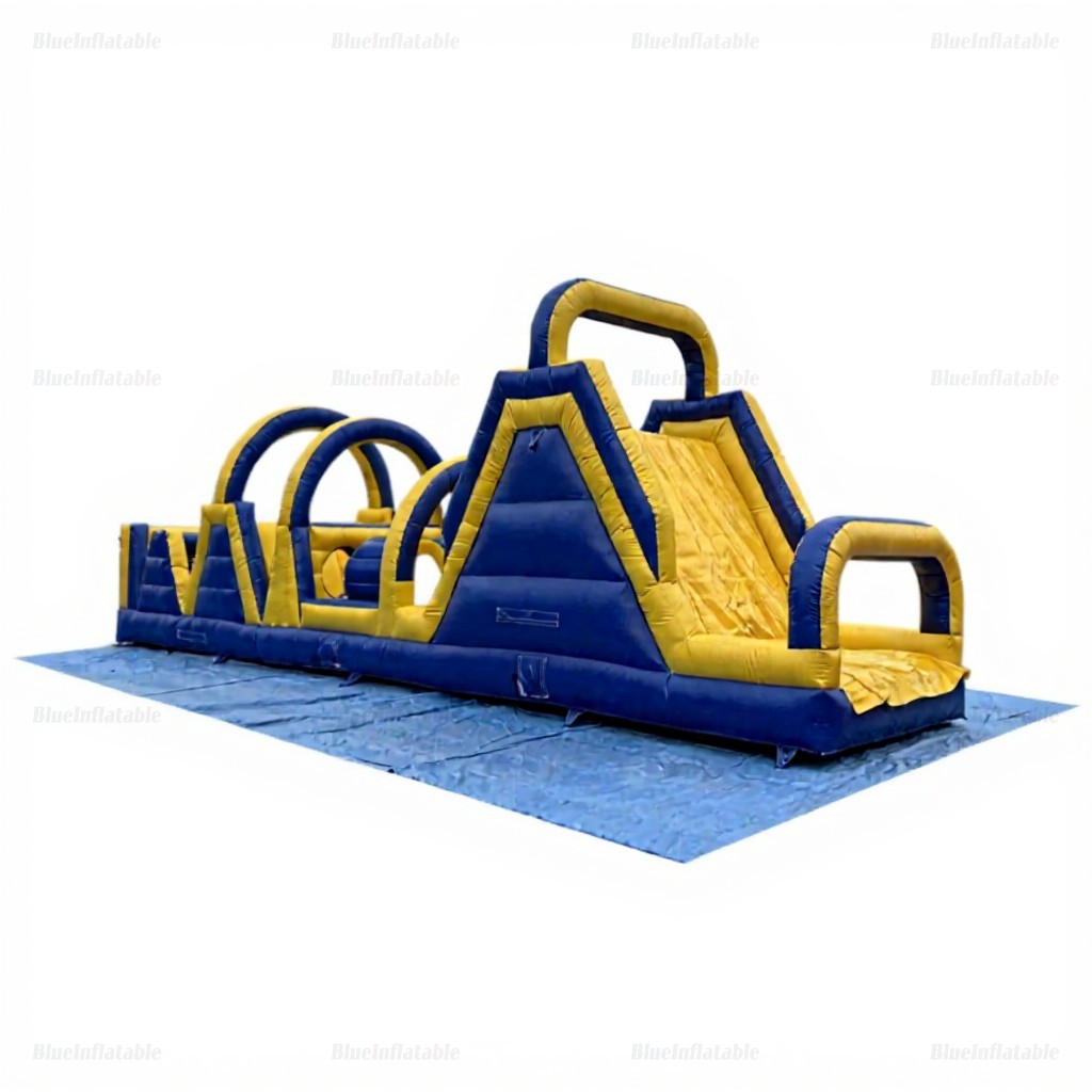 Inflatable Obstacle Course Bounce House with Climbing Game - Image 9