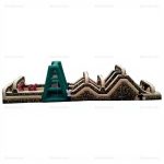 Inflatable Jungle Obstacle Water Course for Adults