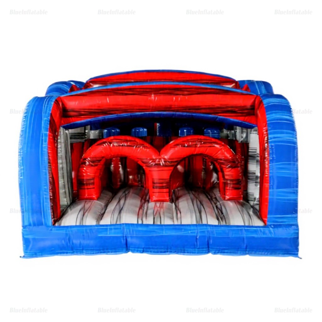 Large Inflatable Water Slide Obstacle Course with Pool - Image 4