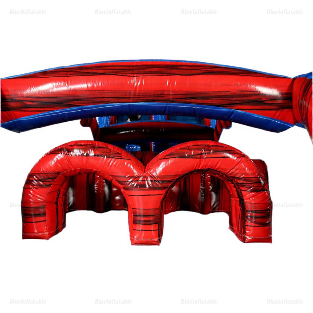 Large Inflatable Water Slide Obstacle Course with Pool - Image 7