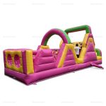 Giant Inflatable Obstacle Course with Slide