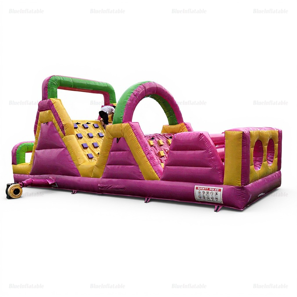 Giant Inflatable Obstacle Course with Slide - Image 2