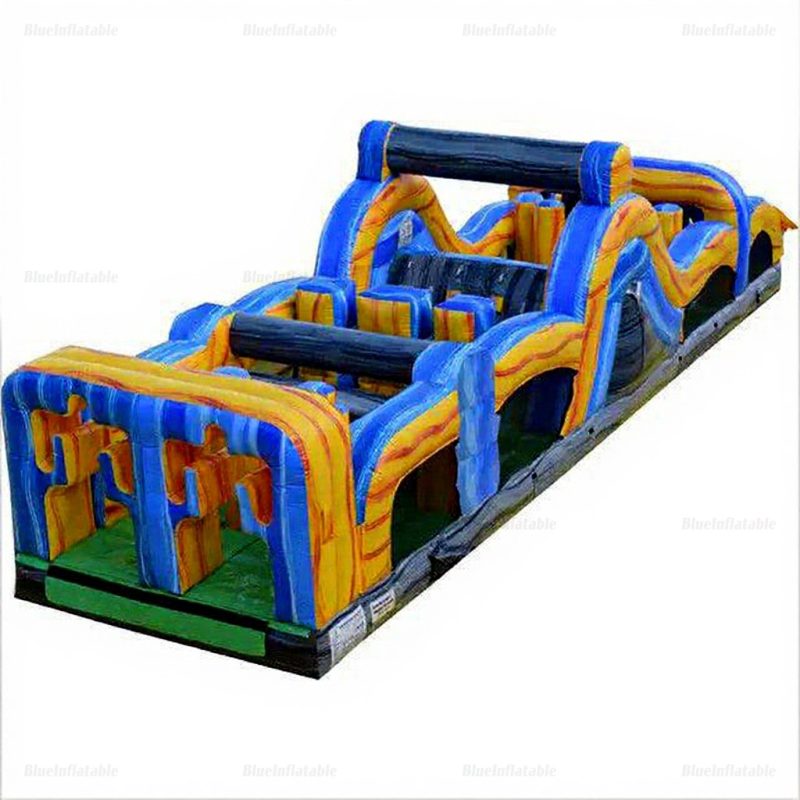 Adult Inflatable Obstacle Course Water Slide