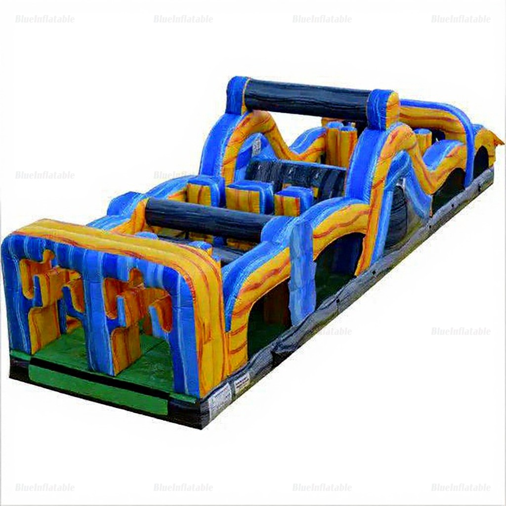 Adult Inflatable Obstacle Course Water Slide